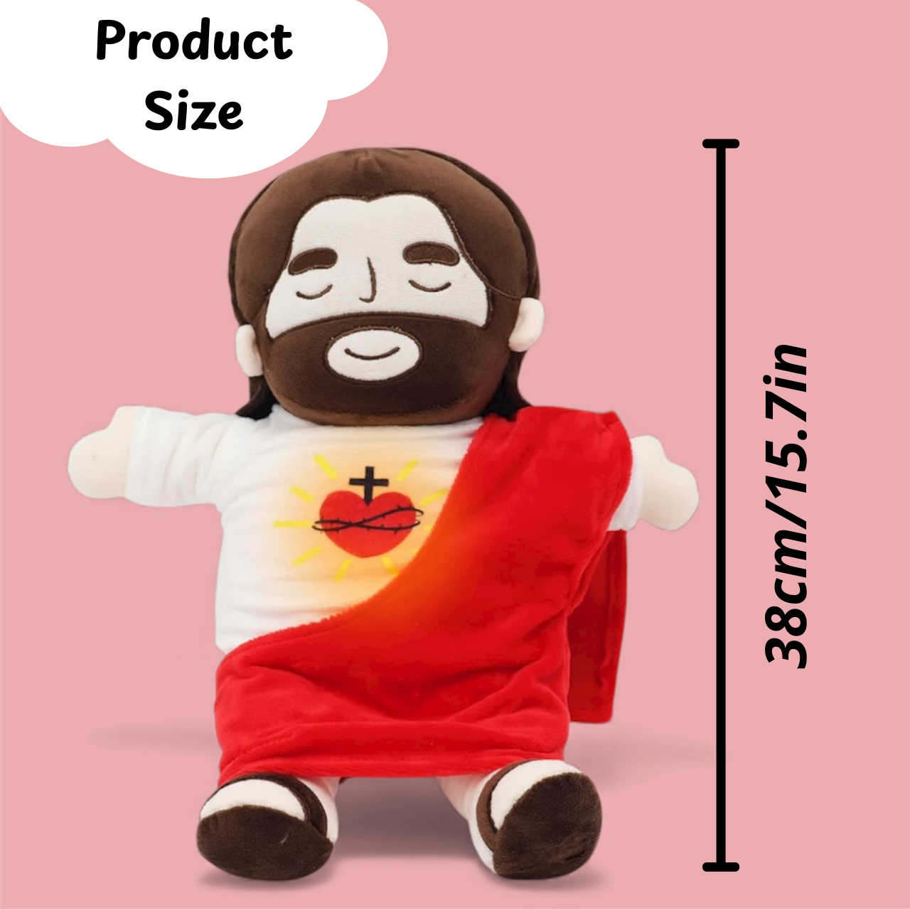 Sacred Calm Breathing Plush Jesus Edition